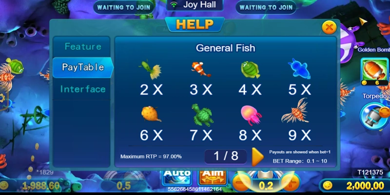 Nổ Cá Đến Rồi - Siêu Phẩm Game Đại Dương Hút Khách Tại QQ88 3 Cập nhật ngay bảng thưởng khi săn sinh vật biển